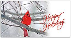 Holiday Cardinal Card D3188T-B